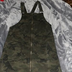 Camo Coverall Dress